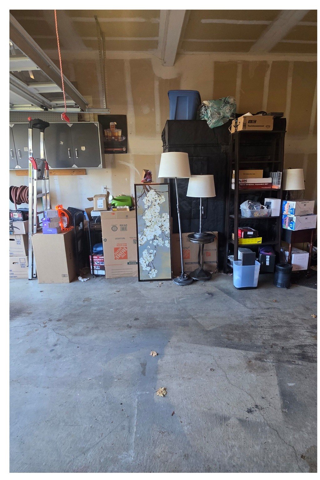 Empty garage flip — before